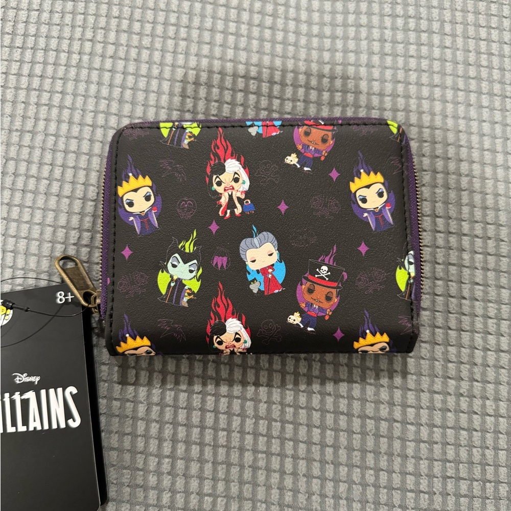Disney Villains Funko Pop Zip Wallet